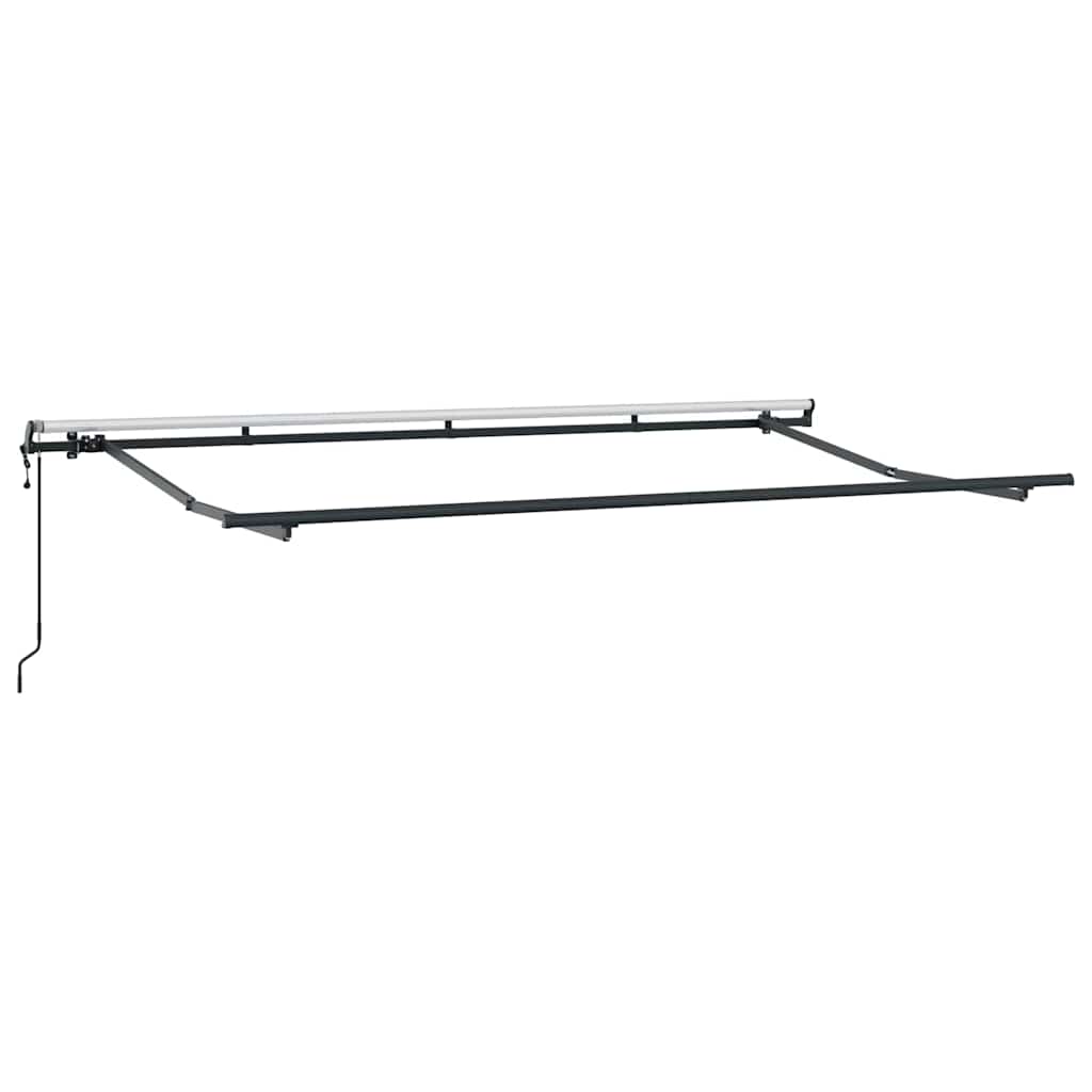 vidaXL Tenda Retrattile Antracite 400 x 200 cm Tessuto