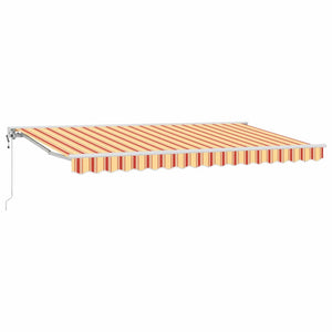 Tenda Retrattile Striscia Multicolore 400x200 cm Tessuto 3329830