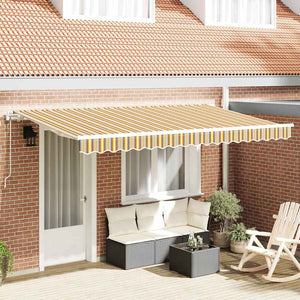 vidaXL Tenda Retrattile Multicolore 400 x 200 cm