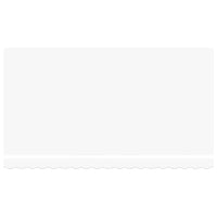 vidaXL Tenda Retrattile Bianco 400 x 200 cm Poliestere e Alluminio