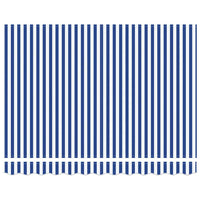 Tenda Retrattile Blu e Bianco 300x250 cm Tessuto 3329912