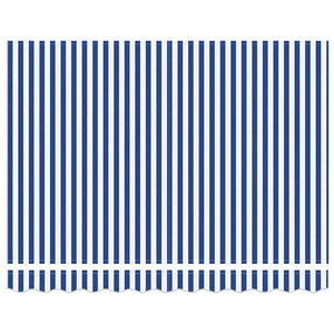 Tenda Retrattile Blu e Bianco 300x250 cm Tessuto 3329912