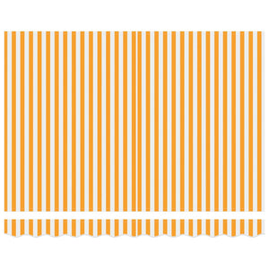 Tenda Retrattile Giallo e Bianco 300x250 cm Tessuto 3329928