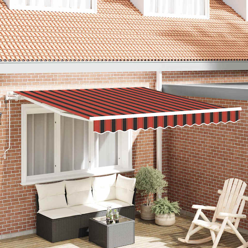Tenda Retrattile Arancione e marrone 300 x 250 cm 3329939