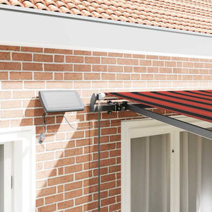 Tenda Retrattile arancione e marrone 300 x 250 cm Tessuto 3329942