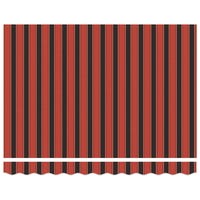 Tenda Retrattile arancione e marrone 300 x 250 cm Tessuto 3329942