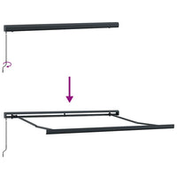 Tenda Retrattile Arancione e Marrone 300 x 250 cm 3329951