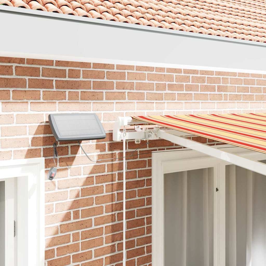 Tenda Retrattile con giallo e arancione 300 x 250 cm Tessuto 3329962