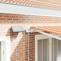 Tenda Retrattile con giallo e arancione 300 x 250 cm Tessuto 3329962