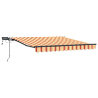 Tenda Retrattile giallo e arancione 300 x 250 cm Tessuto 3329966