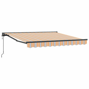 Tenda Retrattile Striscia Multicolore 300x250 cm Tessuto 3330014