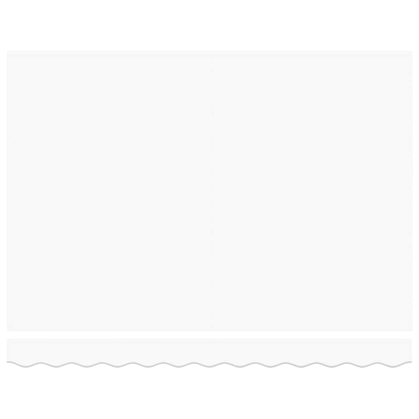 Tenda Retrattile Bianco 300 x 250 cm Tessuto e Metallo 3330084