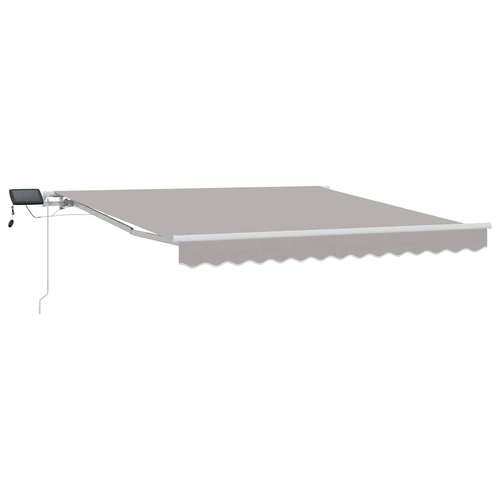 Tenda Retrattile con Grigio chiaro 300 x 250 cm Tessuto 3330088