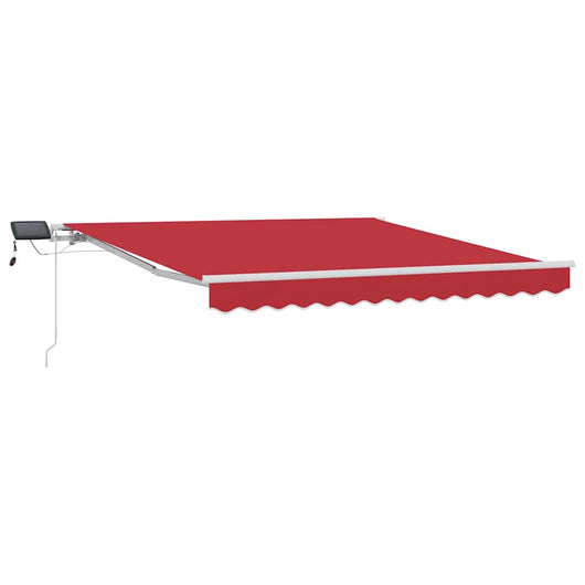 Tenda Retrattile con Rosso 300 x 250 cm Tessuto 3330142