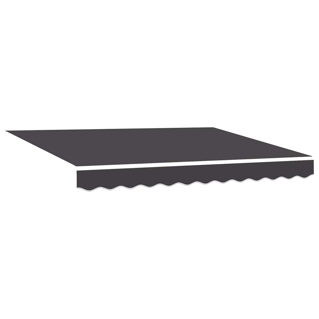 vidaXL Tenda Retrattile Antracite 350x250 cm Tessuto