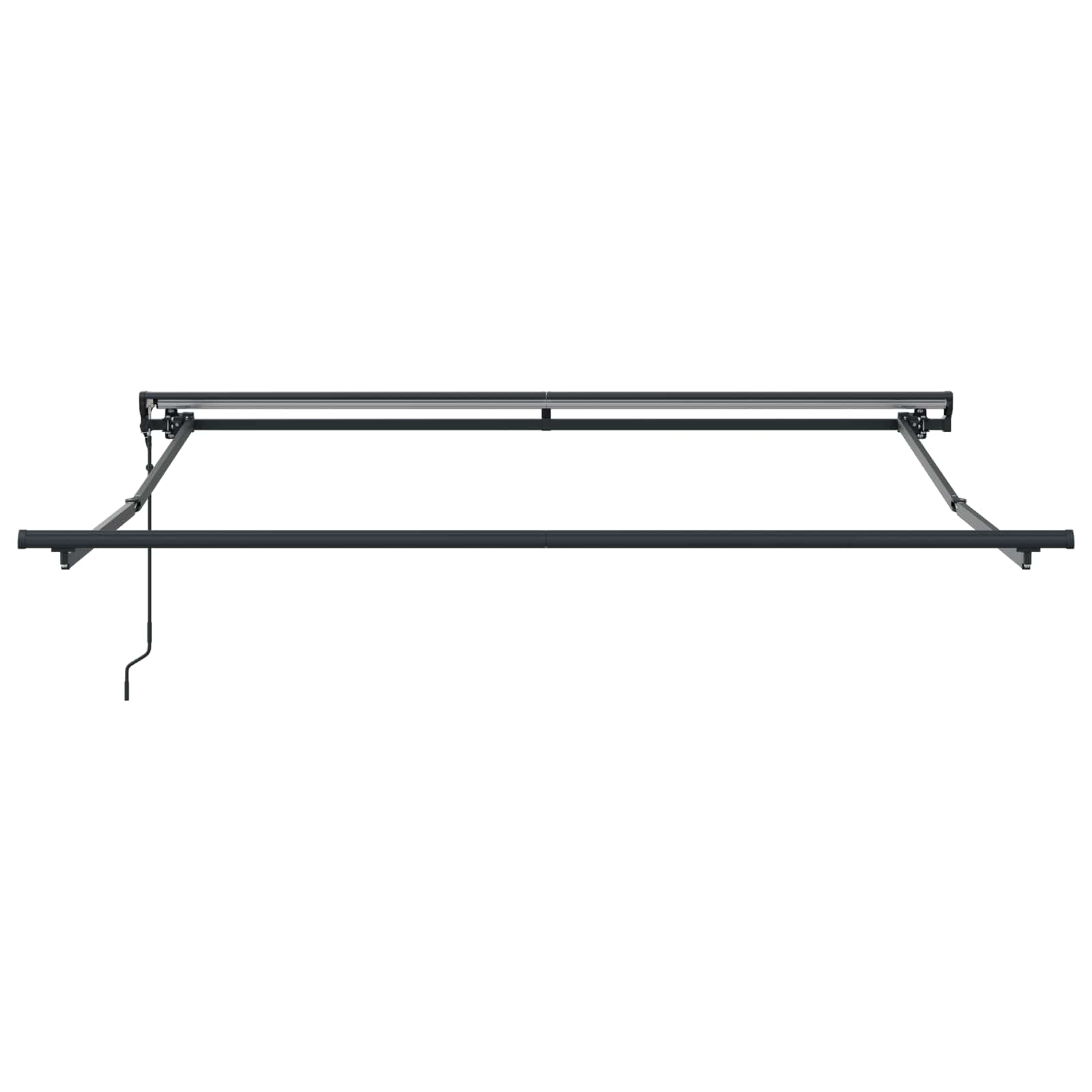 Tenda Retrattile Arancione e Nero 350 x 250 cm 3330242