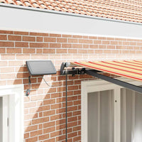 Tenda Retrattile giallo e arancione 350 x 250 cm Tessuto 3330254