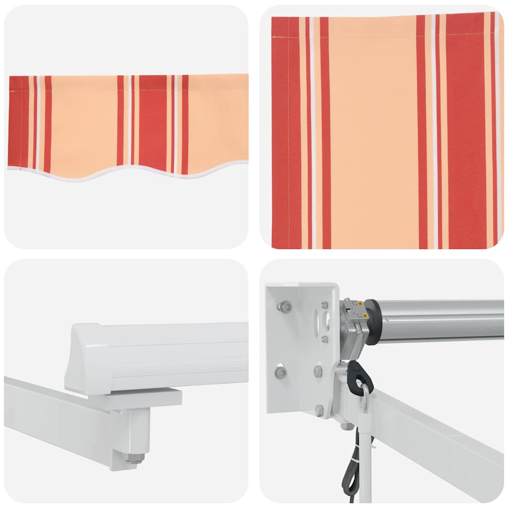 Tenda da sole automatica e retrattile gialla e arancione 350x250 cm 3330258