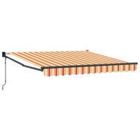 Tenda Retrattile Automatica Gialla e Arancione 350x250 cm 3330260