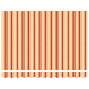 Tenda Retrattile Automatica Gialla e Arancione 350x250 cm 3330260