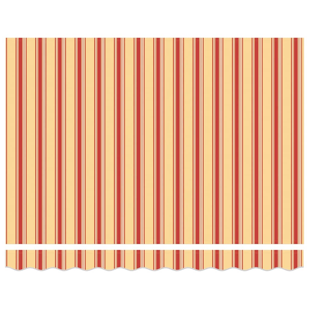 vidaXL Tenda Retrattile Giallo e Arancione 350x250 cm Tessuto