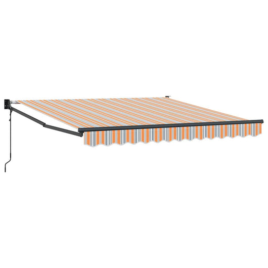 Tenda da sole automatica retrattile  Strisce Multicolore 350x250 cm 3330296