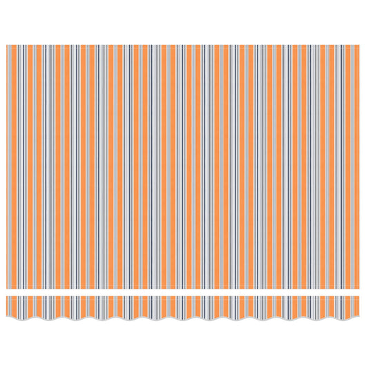 Tenda Retrattile Striscia Multicolore 350x250 cm Tessuto 3330301