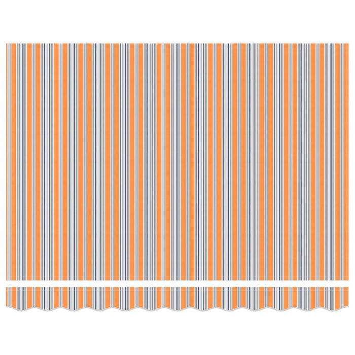 Tenda Retrattile Striscia Multicolore 350x250 cm Tessuto 3330301