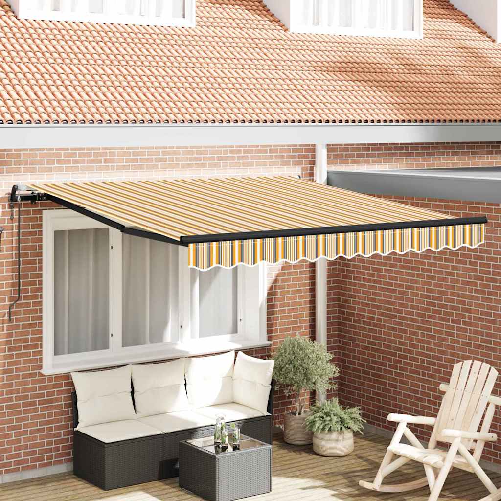 Tenda Retrattile Multicolore 350 x 250 cm Tessuto 3330309