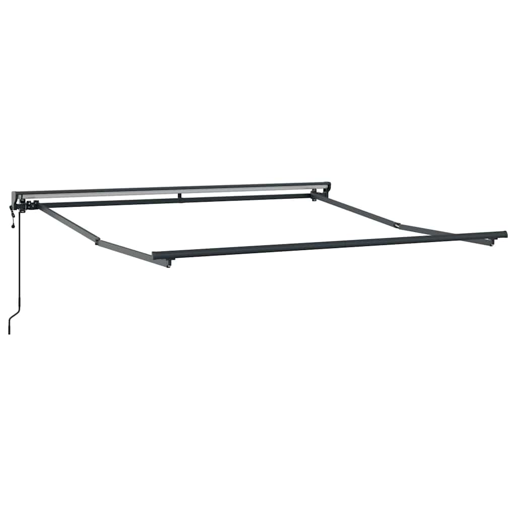 vidaXL Tenda Retrattile Striscia Multicolore 350x250 cm Tessuto