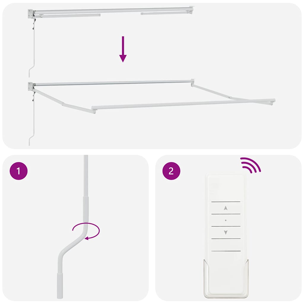 Tendalino Retrattile Automatico beige 350x250 cm 3330348