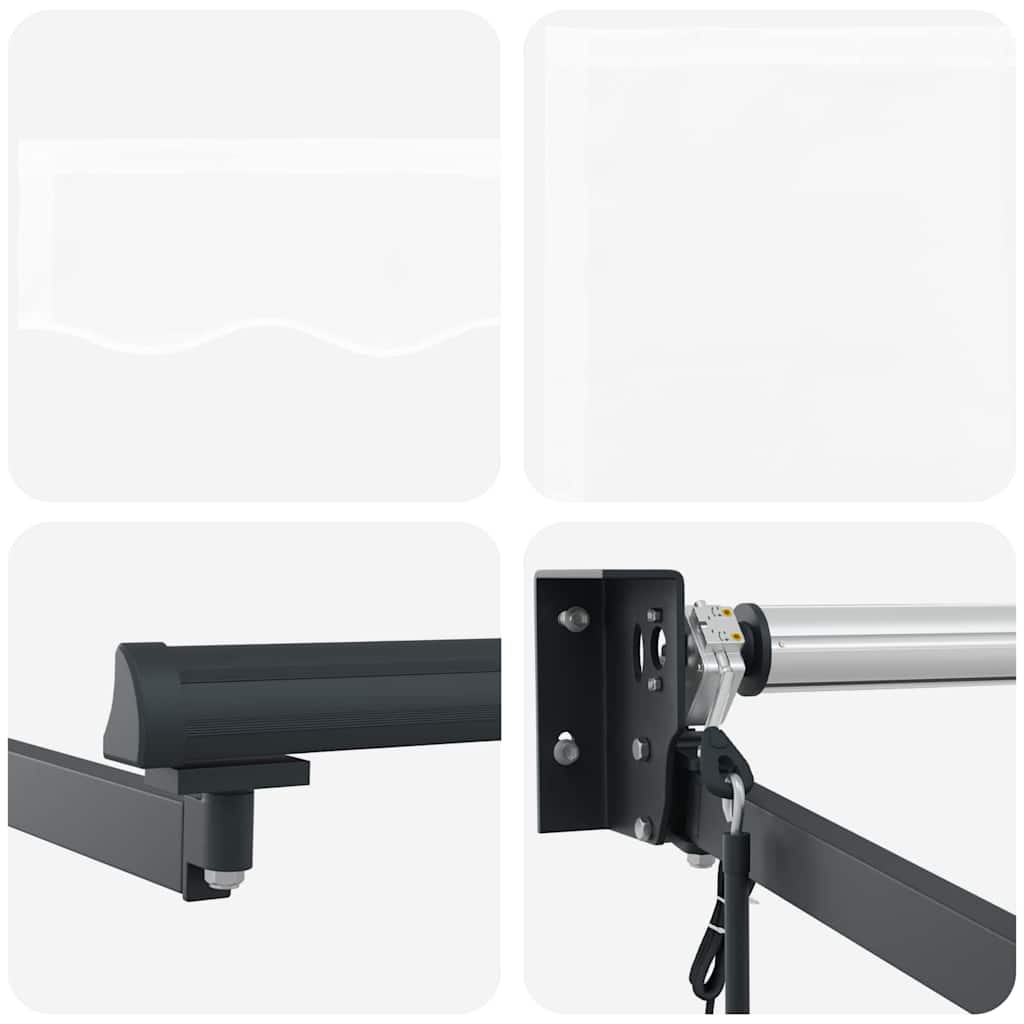 Tenda da sole automatica retrattile vitaXL Bianco 350x250 cm 3330368