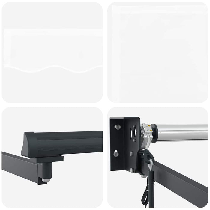 Tenda da sole automatica retrattile vitaXL Bianco 350x250 cm 3330368