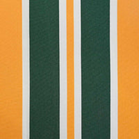 Tenda Retrattile Verde e Giallo 350x250 cm Tessuto 3330463