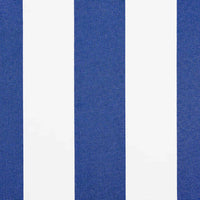 Tenda Retrattile Blu e Bianco 400x300 cm Tessuto 3330485