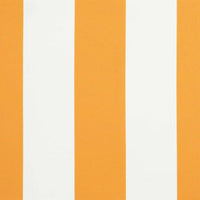 Tenda Retrattile Giallo e bianco 400x300 cm Tessuto 3330497