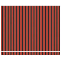 Tenda Retrattile arancione e marrone 400 × 300 cm Poliestere 3330505