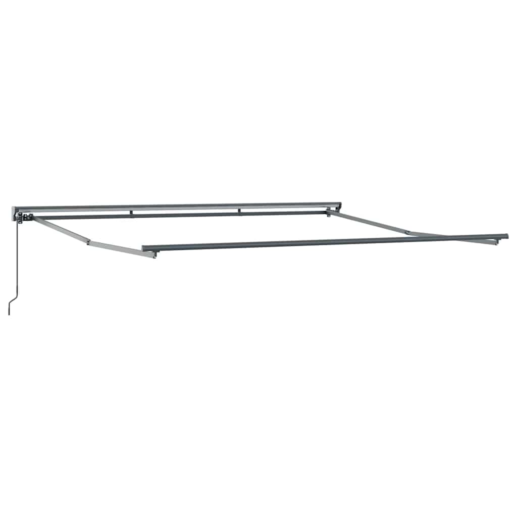 vidaXL Tenda Retrattile Arancione e Marrone 400x300 cm Tessuto