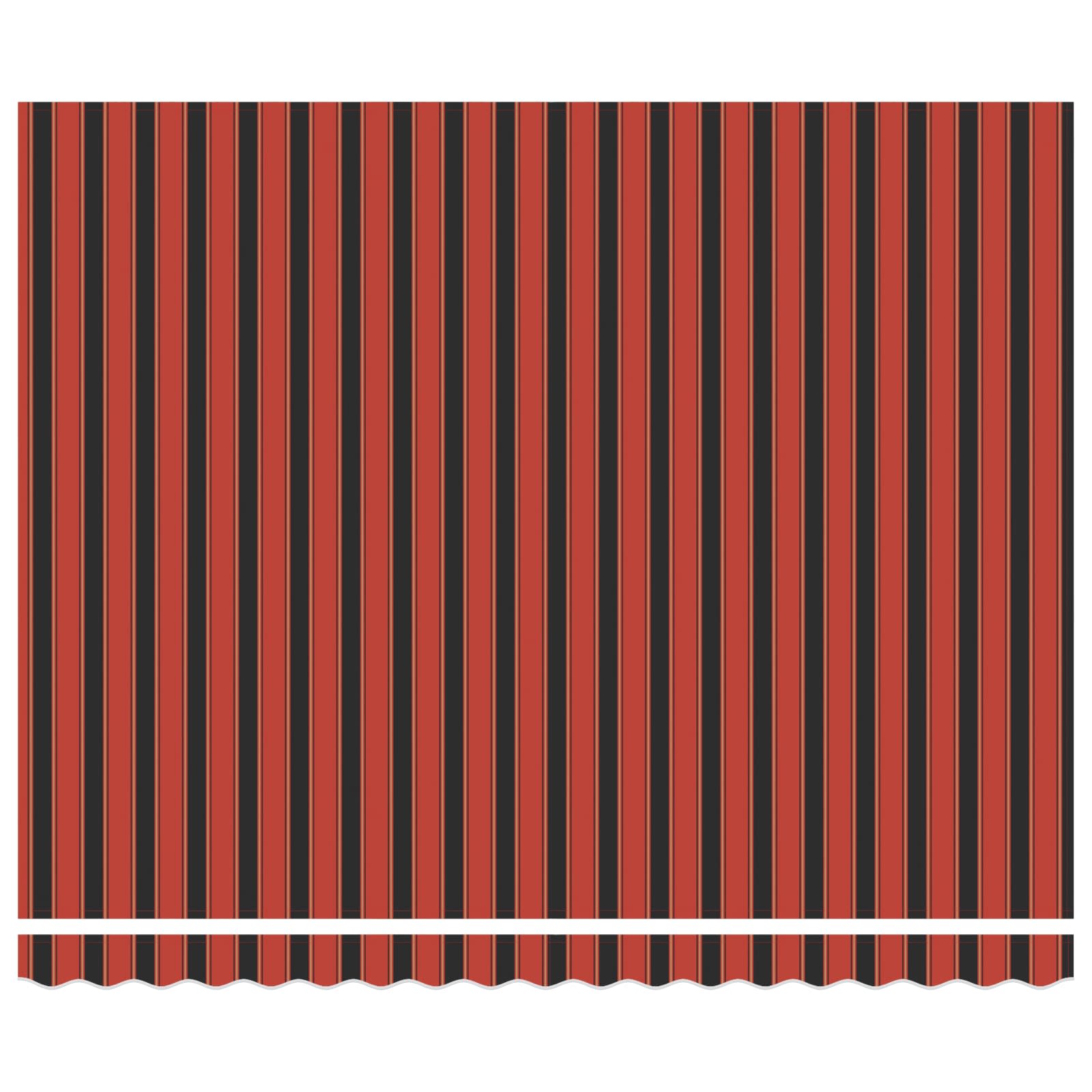 Tenda Retrattile Arancione e Marrone 400x300 cm Tessuto 3330519