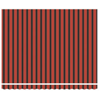 Tenda Retrattile Arancione e Marrone 400x300 cm Tessuto 3330519