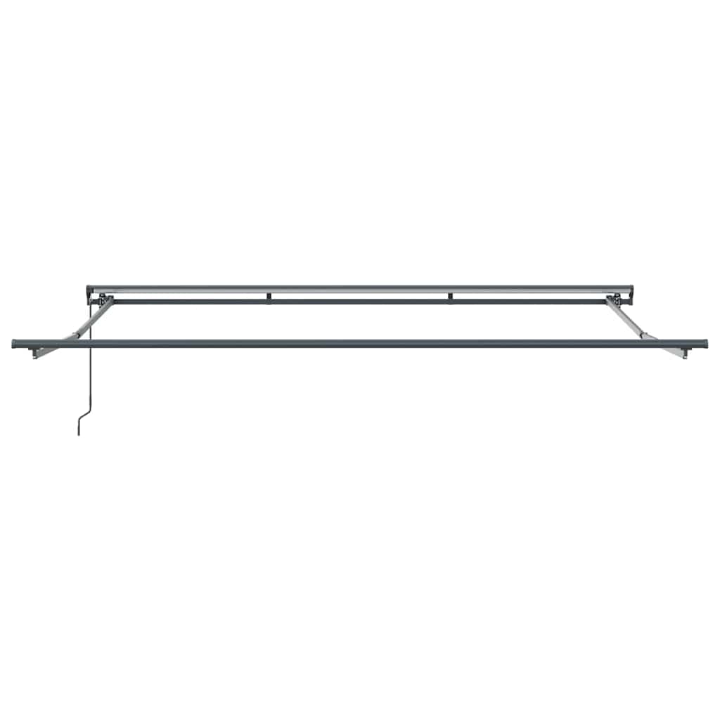 vidaXL Tenda Retrattile Antracite e Bianco 400x300 cm Tessuto
