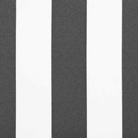 Tenda Retrattile Antracite e Bianco 400x300 cm Tessuto 3330526