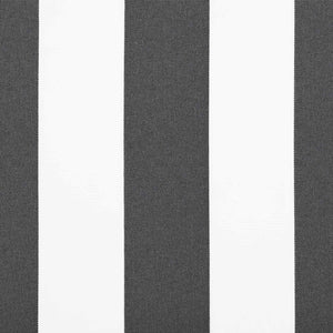 Tenda Retrattile Antracite e Bianco 400x300 cm Tessuto 3330526