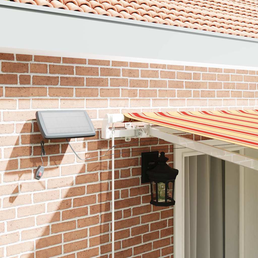 Tenda Retrattile con giallo e arancione 400 ×300 cm Tessuto 3330528