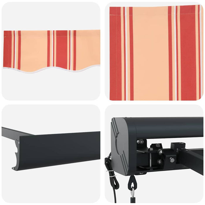 Tenda Retrattile giallo e arancione 400 × 300 cm 3330540