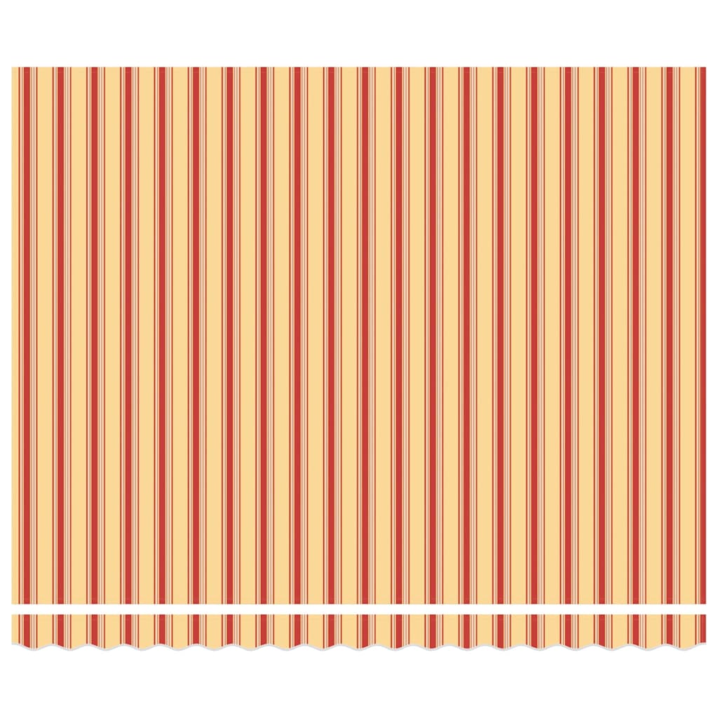 vidaXL Tenda Retrattile Giallo e Arancione 400x300 cm Tessuto