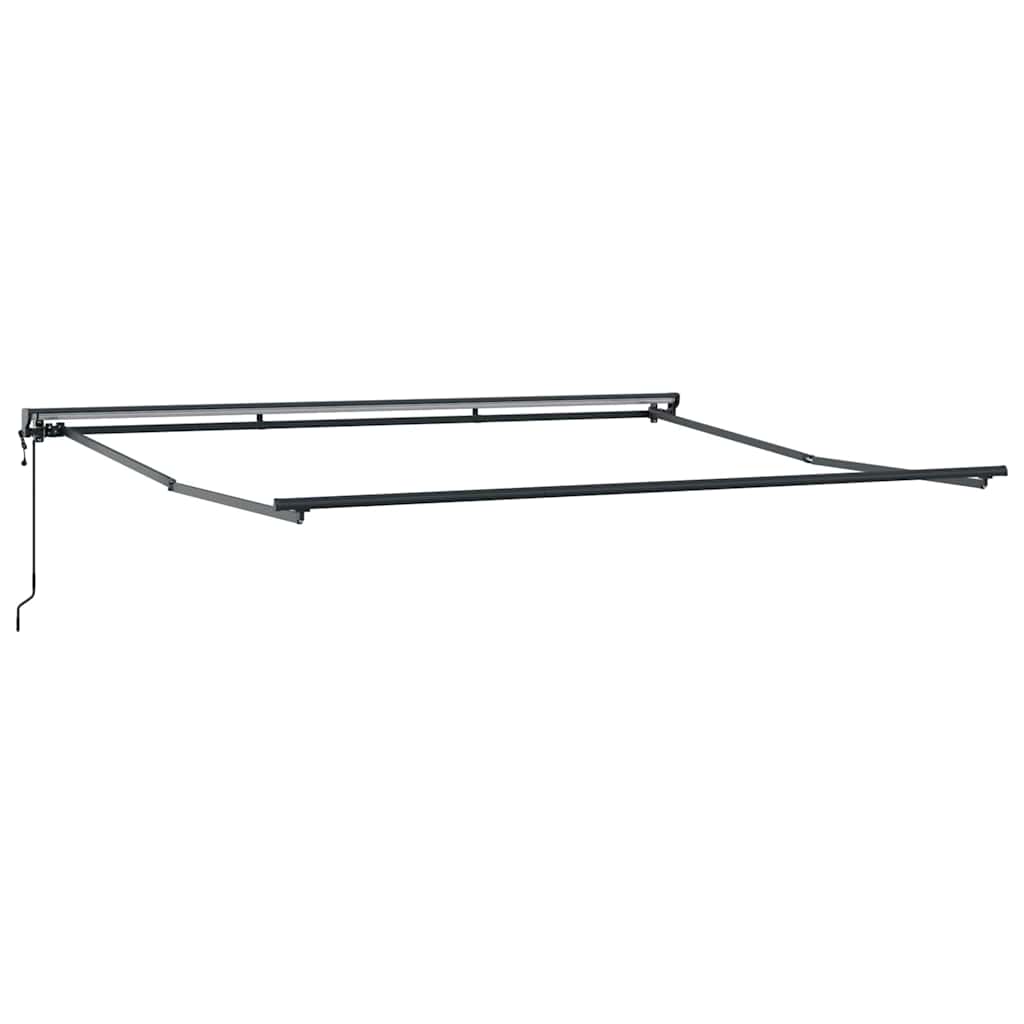 vidaXL Tenda Retrattile Giallo e Arancione 400x300 cm Tessuto