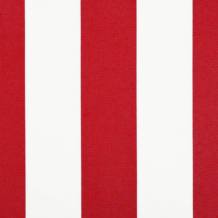 Tenda Retrattile Striscia Rossa e Bianca 400x300 cm Tessuto 3330558