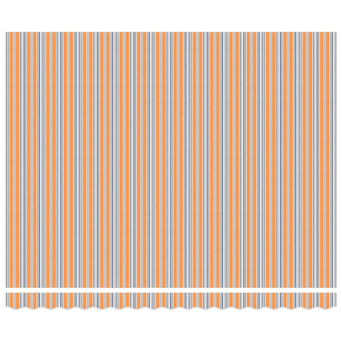 Tenda Retrattile Striscia Multicolore 400x300 cm Tessuto 3330573