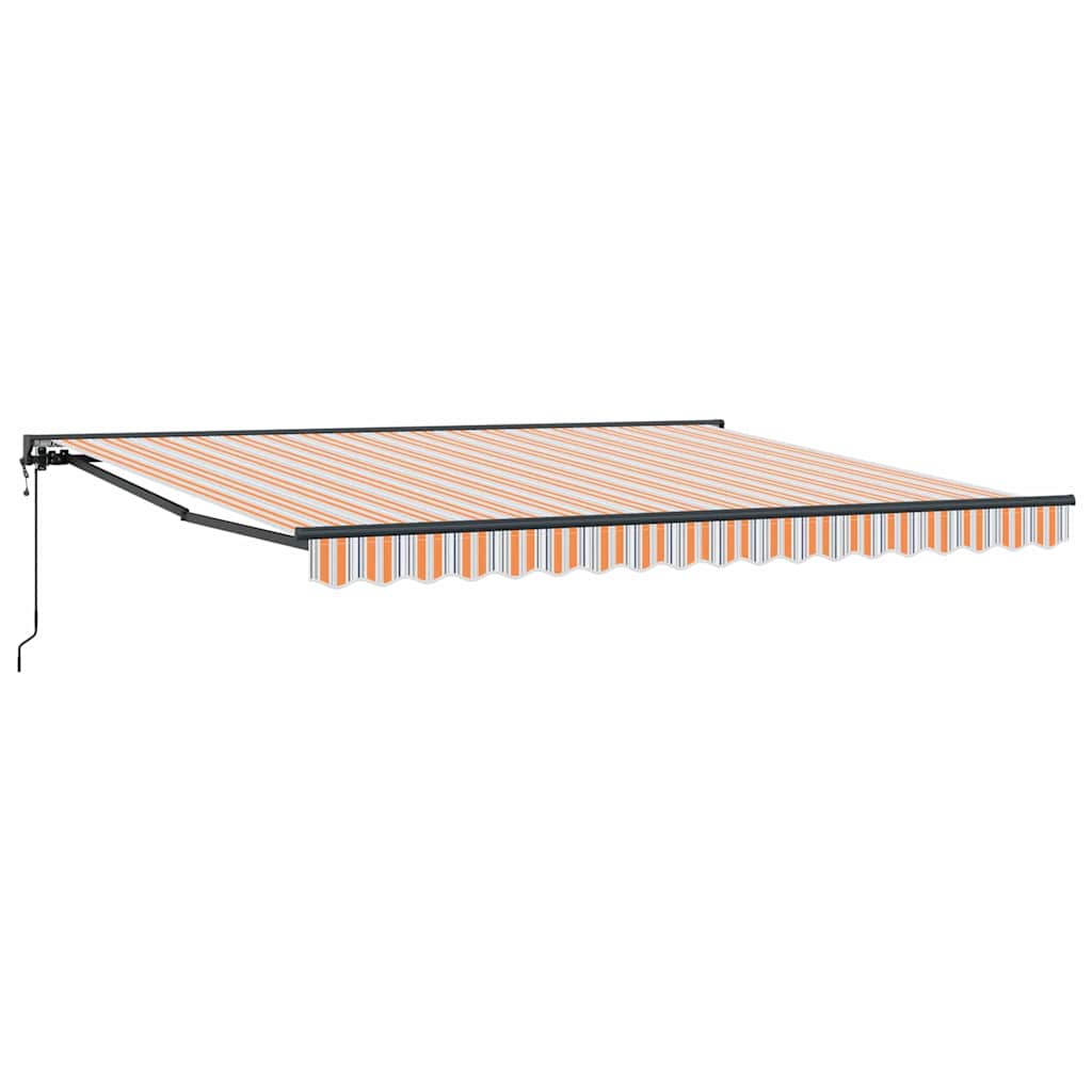 vidaXL Tenda Retrattile Striscia Multicolore 400x300 cm Tessuto